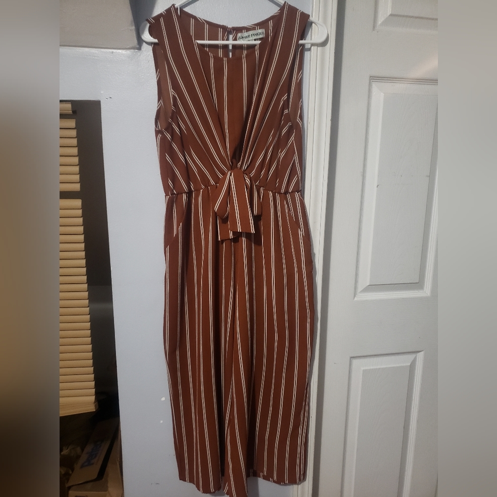 Brown romper